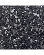 black crushed rocks gravels vase fillers