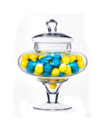 glass apothecary candy buffet jars