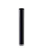 Black Glass Cylinder Vase. D-6" H-40" (Wholesale 2 PCS/Case)