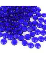 glass cobalt blue beads vase fillers gem stones