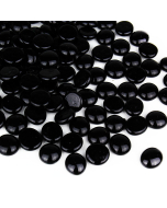 glass black beads vase fillers gem stones