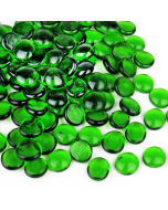 glass green beads vase fillers gem stones