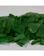 Frosted Green Flat Sea Glass Vase Filler