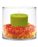 glass cylinder vases 7 inches wide 6 inches tall