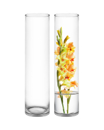 glass cylinder vases wholesale bulk 26 inches tall 6 inches wide