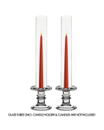 18 inches glass hurricanes chimney tubes shades
