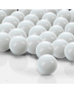White Vase Filler Glass Round Marbles 0.5"- 0.6"