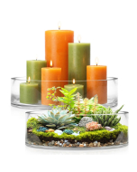 large opening 14-inch and 16-inch glass cylinder vases