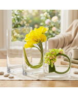 glass rectangle vases