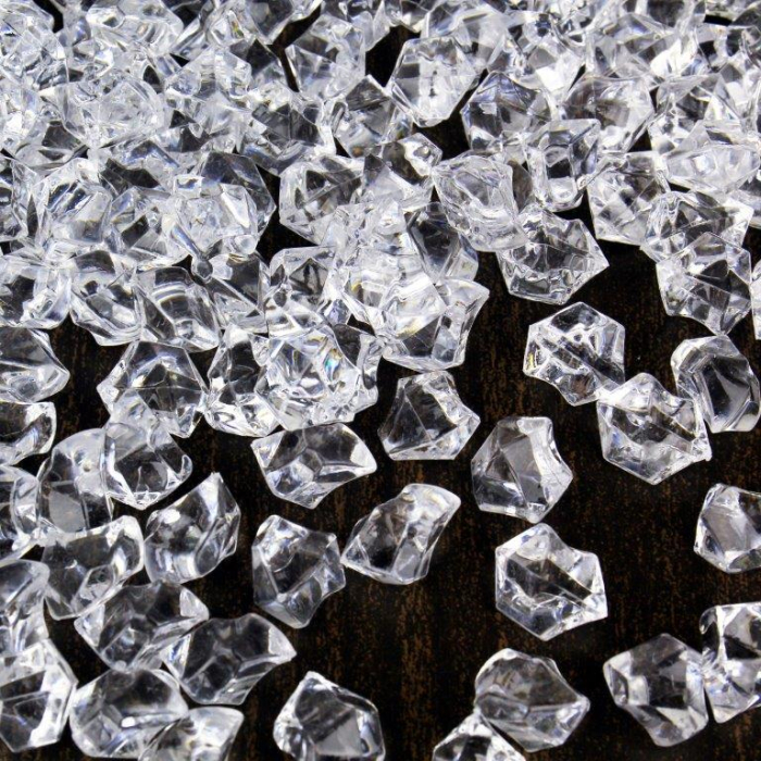 Clear Acrylic Vase Filler Ice Rocks