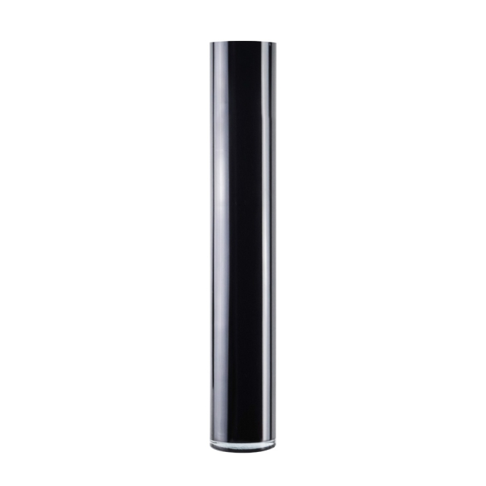 glass 24 inches black cylinder vases