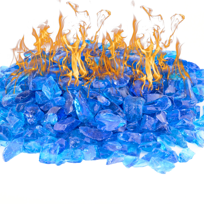 fire pit glass