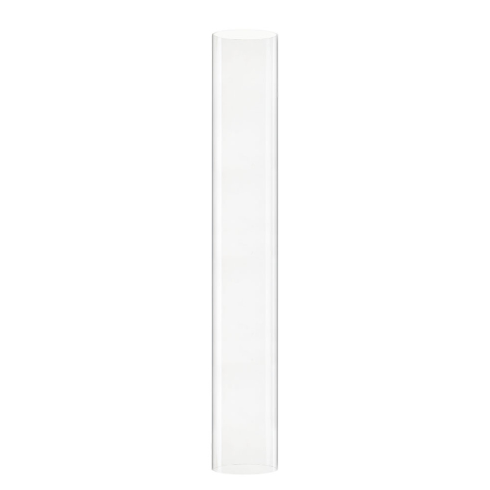 Open-Ended Glass Hurricane Candle Shade Chimney Tube 30" x 4.75"