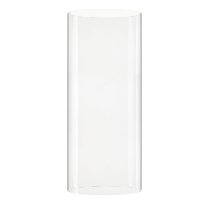 Open-Ended Glass Hurricane Candle Shade Chimney Tube 14" x 6"