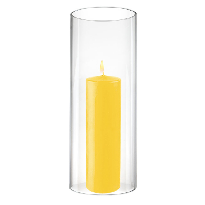 18" Hurricanes Candle Shade Chimney with 7" Open Ended Tube