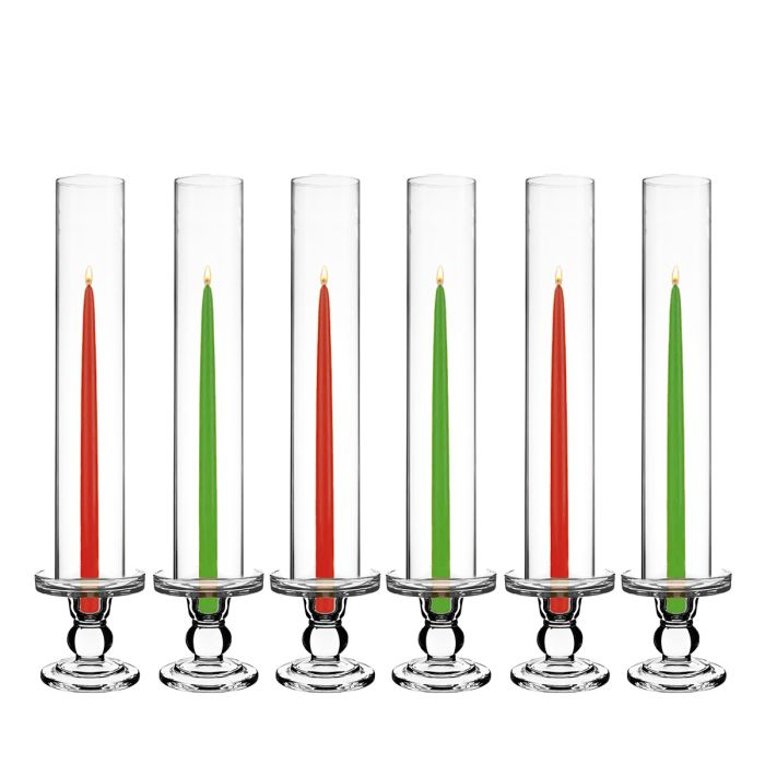 glass candle holder hurricane chimney