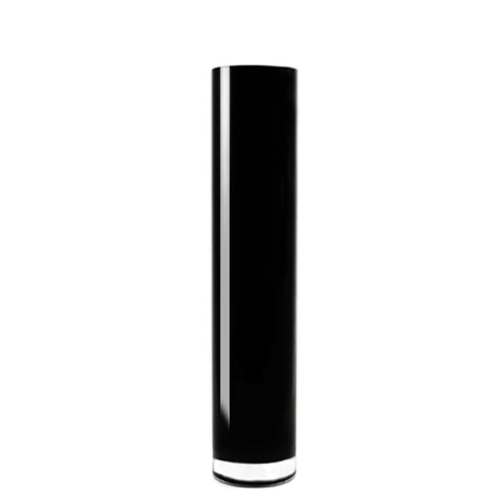 Glass Cylinder Vase H-26" x D-6" Black (Wholesale Pack of 4)