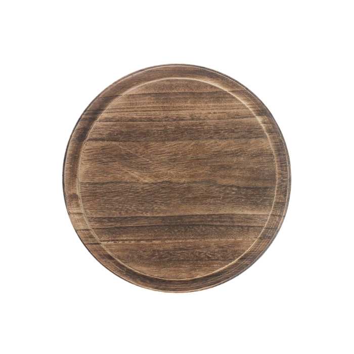 11" Wide Burnt Finish Wood Base, Pack of 4 pcs
