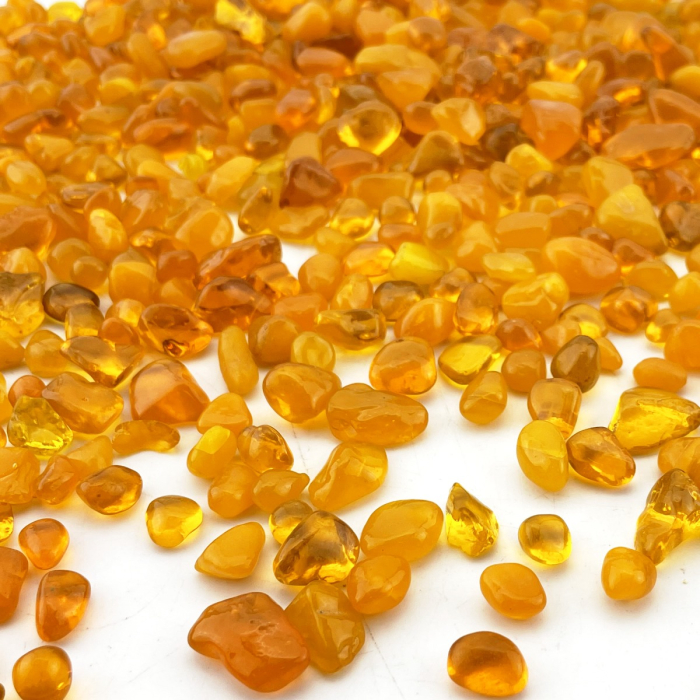 orange glass gravels for Aquarium decor tumbled glass vase fillers