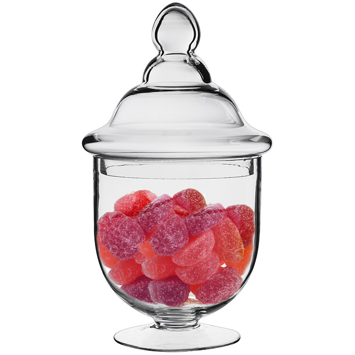 glass apothecary candy buffet jars