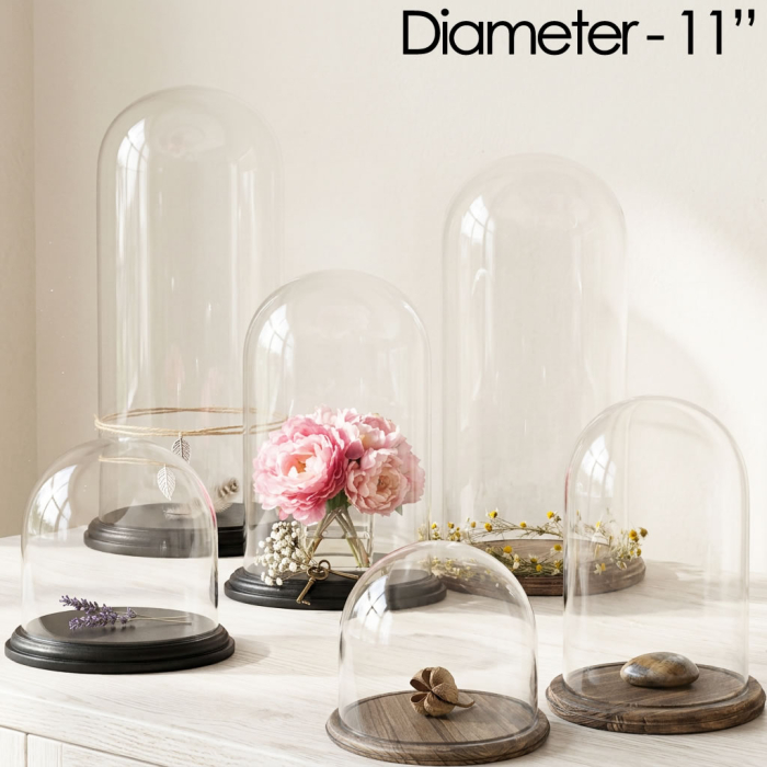 glass dome cloches