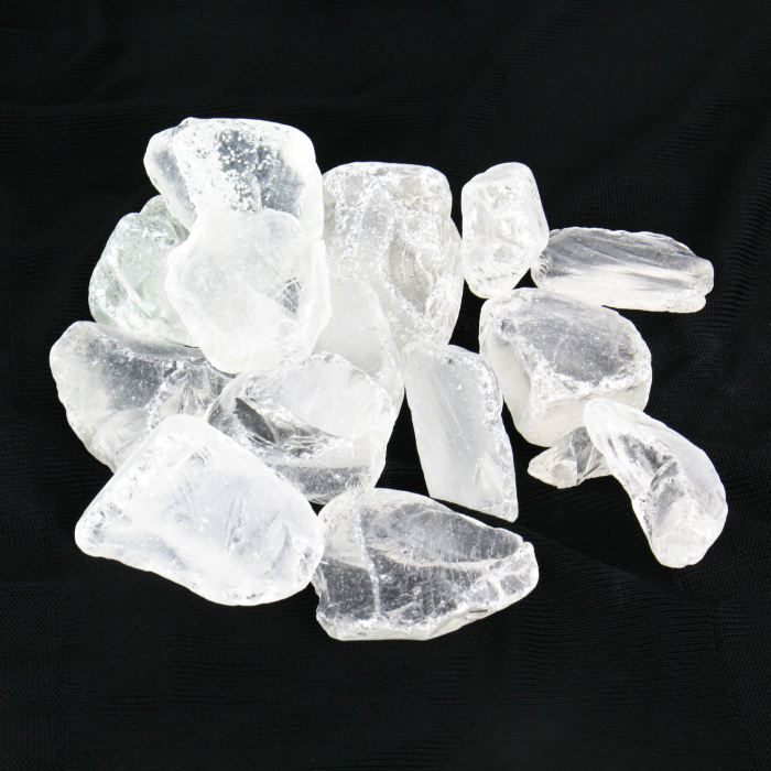 frosted large sea glass