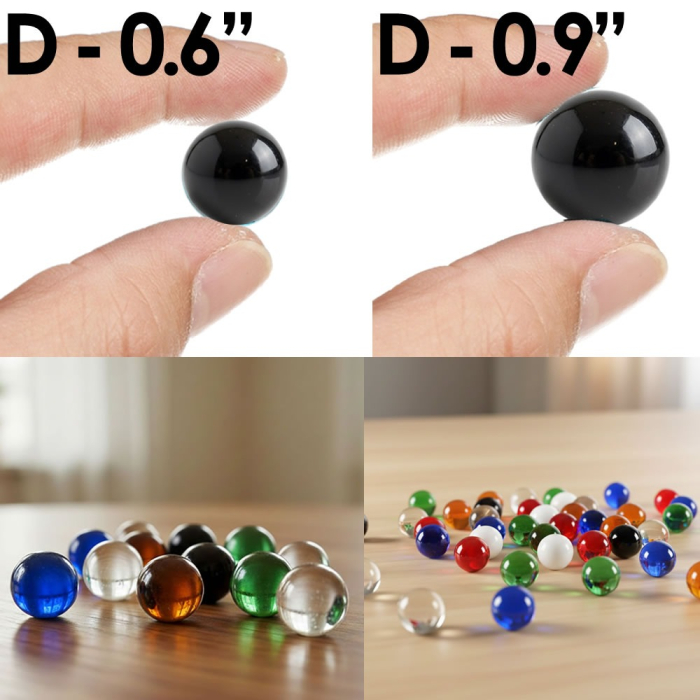 glass round gemstones beads
