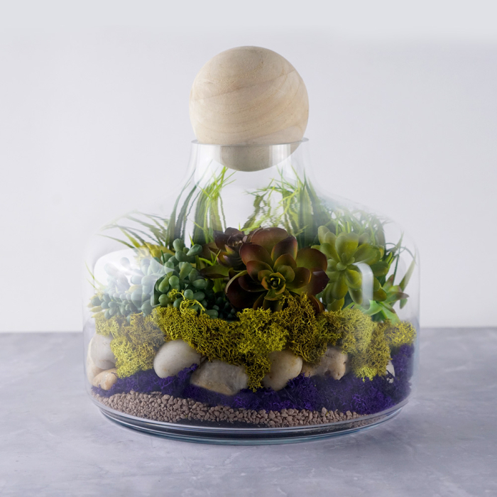 glass terrarium vase