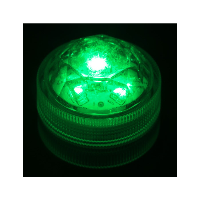 Submersible LED Triple Light Green Waterproof Lights