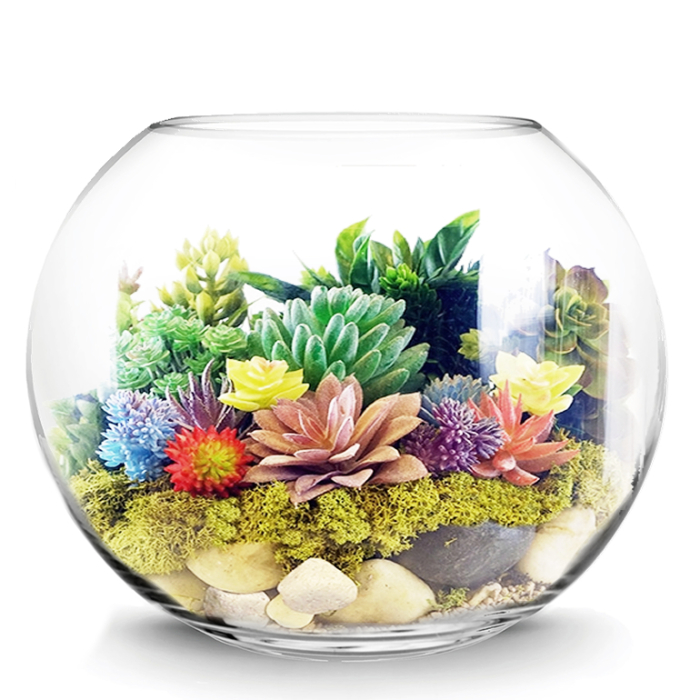 large glass bubble bowl wholesale