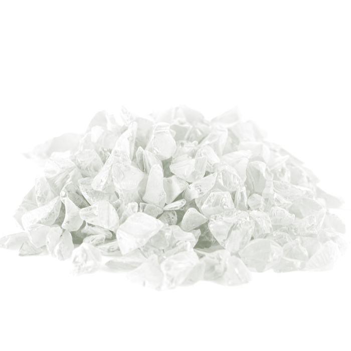 Frosted Clear Sea Glass Vase Fillers