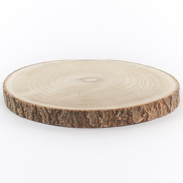 12 inches wood log centerpieces slices