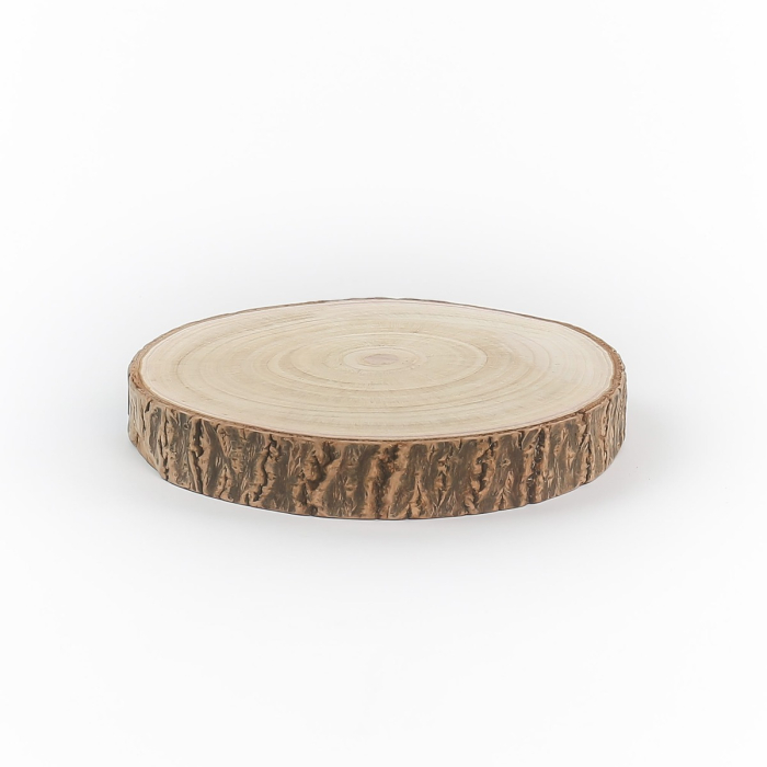 8 inches round wooden slices