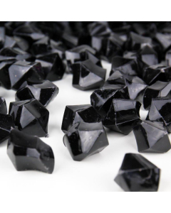 Black Acrylic Vase Filler Ice Rocks
