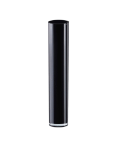 20 inches black glass cylinder vases
