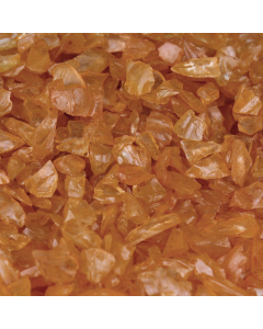 Orange Crushed Glass Gravel Substrate Vase Fillers (6mm - 8mm) 