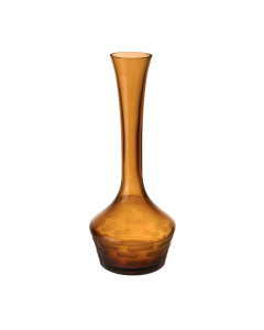 Decorative Amber Gold Glass Vase