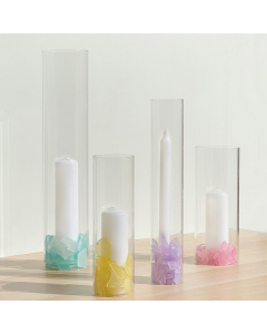glass hurricane candle tubes chimney