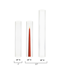 glass hurricane candle tubes chimney