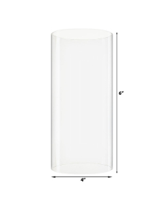 Hurricanes Candle Shade Chimney Open Ended Tube