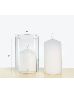 Hurricanes Candle Shade Chimney Open Ended Tube