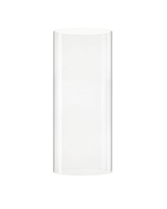 Open-Ended Glass Hurricane Candle Shade Chimney Tube 14" x 6"