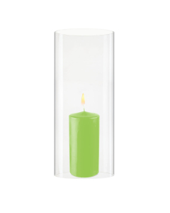 Open-Ended Glass Hurricane Candle Shade Chimney Tube 14" x 6"
