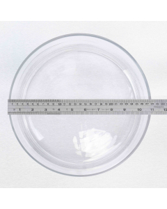 H-6" x D-11" Clear Glass Large Cylinder Vase 