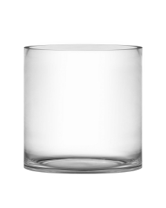 Glass Cylinder Vase H-12" x D-12" Clear