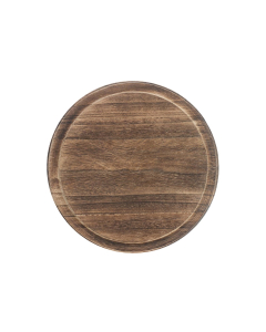 11" Wide Burnt Finish Wood Base, Pack of 4 pcs