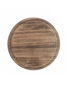 13" Wide Burnt Finish Wood Base, Pack of 4 pcs