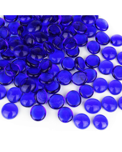 glass cobalt blue beads vase fillers gem stones