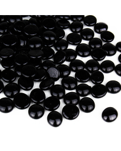 glass black beads vase fillers gem stones