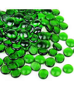 glass green beads vase fillers gem stones